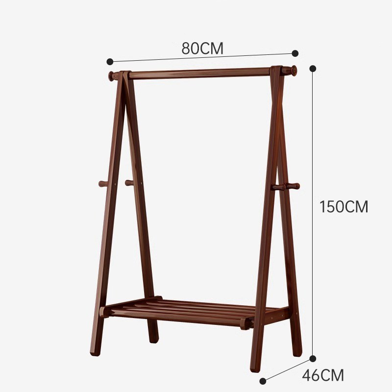 [bold all solid wood] walnut color-80cm