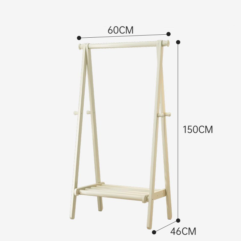 [bold all solid wood] cream white-60cm