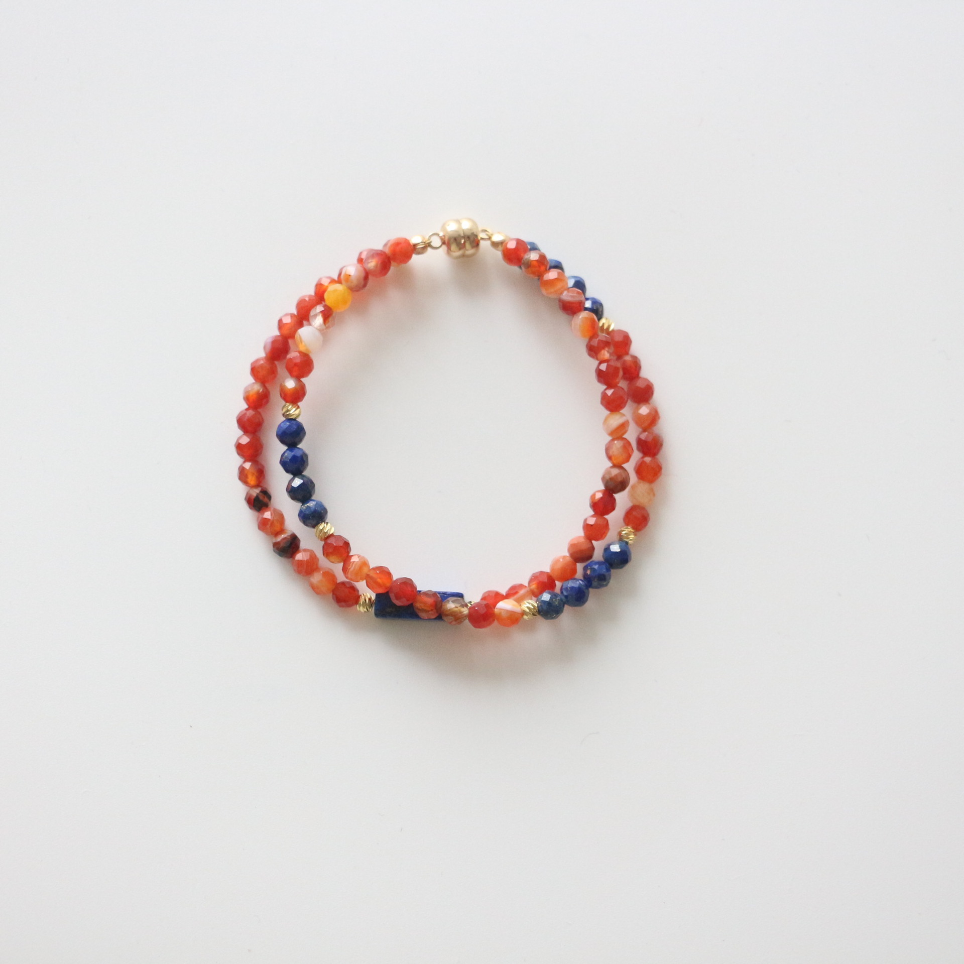 1:Bracelet double 17cm