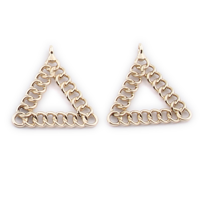 9:Triangle gold 30*30mm