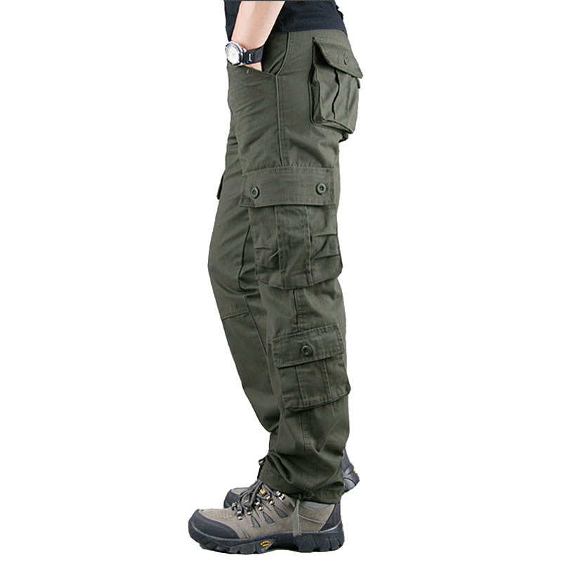 Eight pockets military green