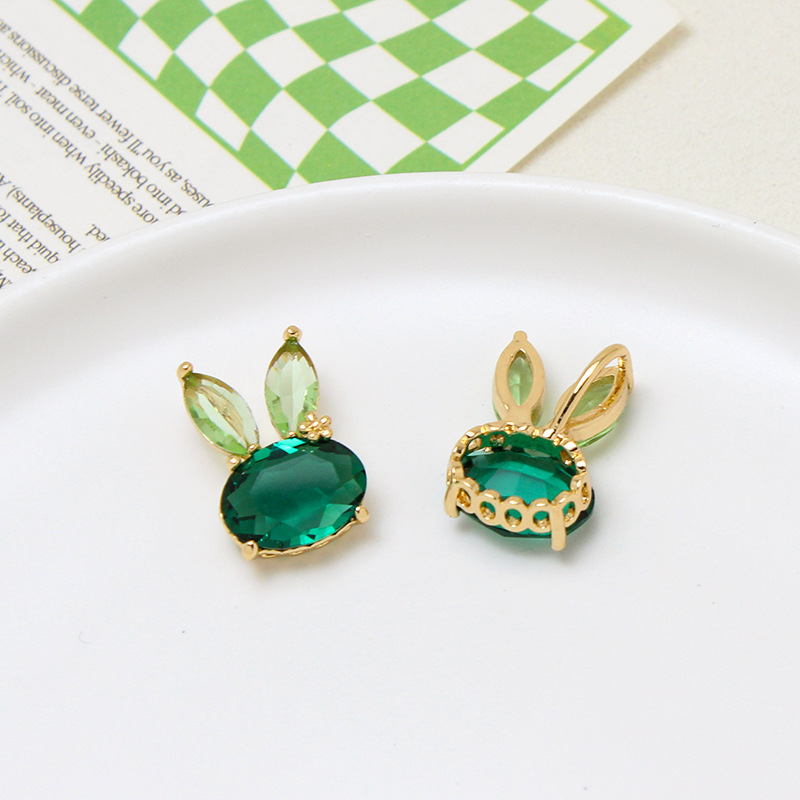 01# Green Rabbit 13*21mm