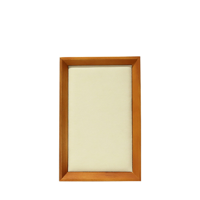 73- Beige straight edge inside oblique display pan