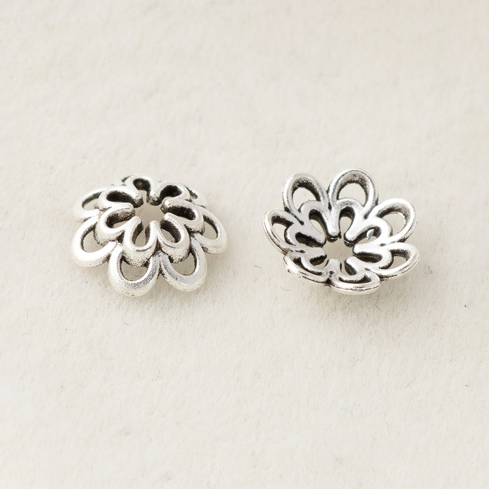 antique silver color 8*2.5mm