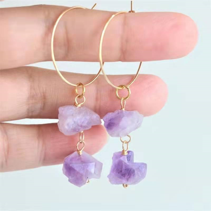 1:Gold circle   amethyst