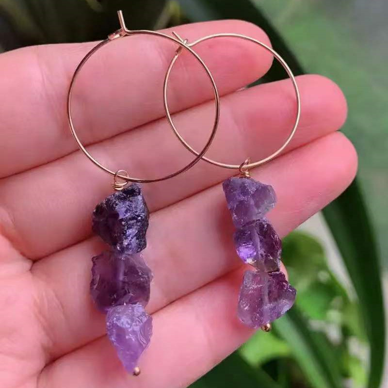 6:Gold circle   deep amethyst