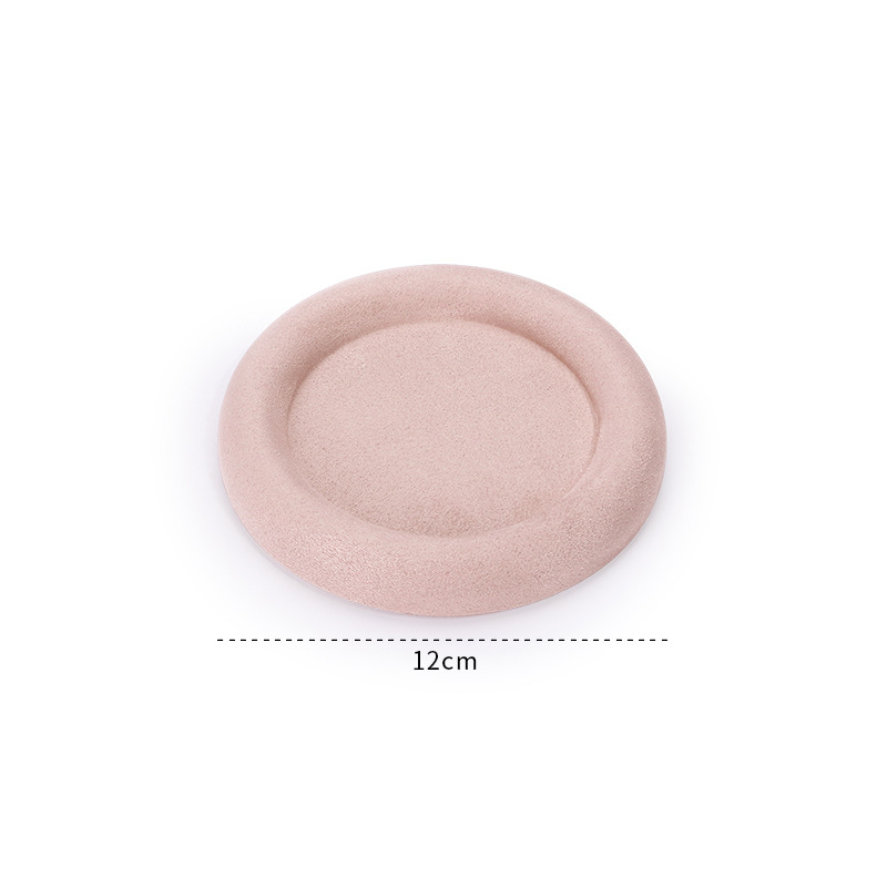 1:36-pink velvet skin round empty disk 12×1.8cm