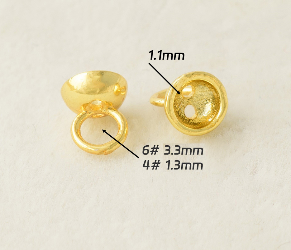 18K Gold 4#4.5mm