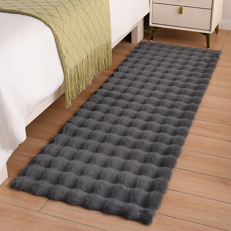 Bubble Velvet Rectangular-Dark Grey