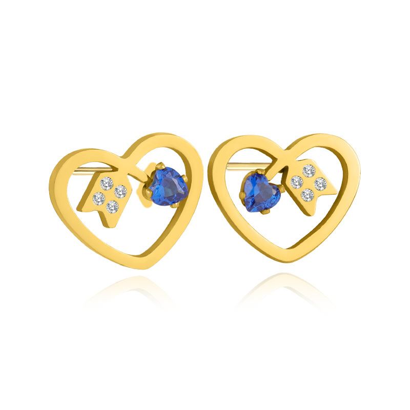 Stud earrings -12x10mm