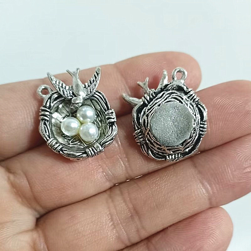 2 couleur argent antique