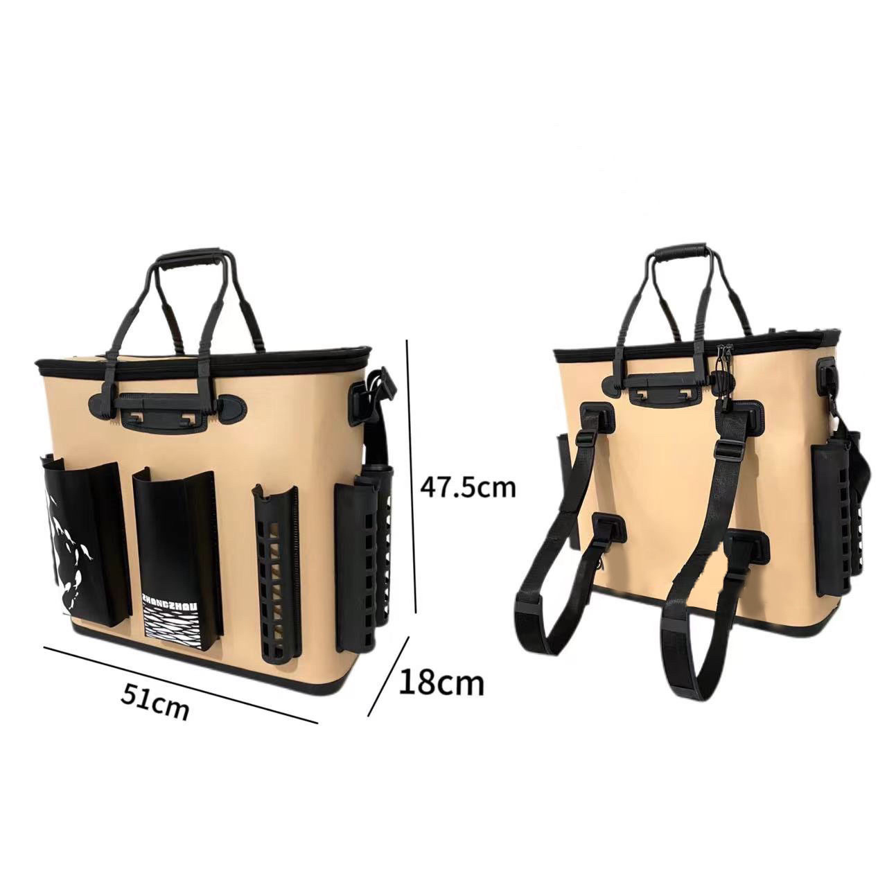 Maple color multi-functional can be carried on one shoulder or on both shoulders