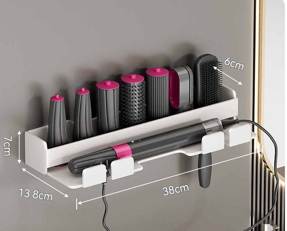 Simple Dyson Curling Rack [white] punch/punch-free