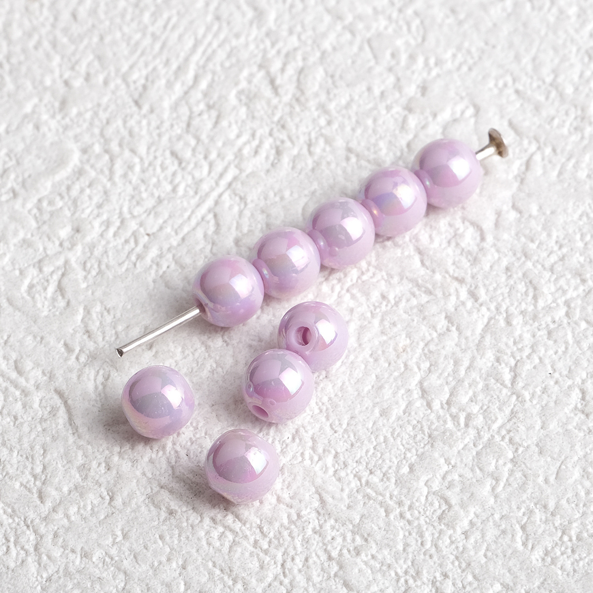 light purple 6mm (about 4000 pieces)