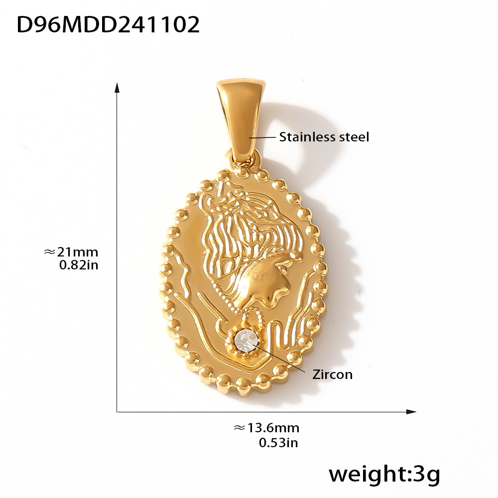 7:D96-gold pendant