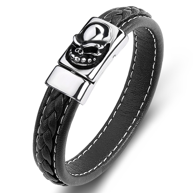 A black leather [steel color] Inner ring 165mm