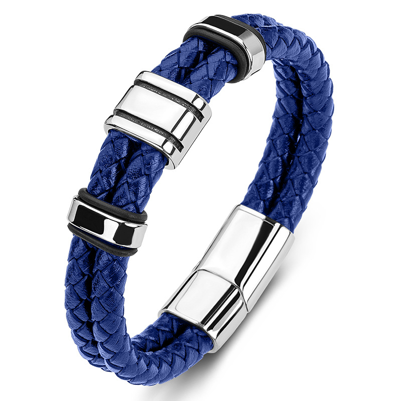 Blue leather [steel] Inner ring 165mm【 Straighte