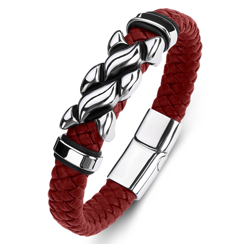 Red leather [steel] Inner ring 200mm [Straightenin