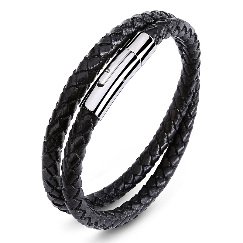 Black leather [steel] Inner ring 165mm