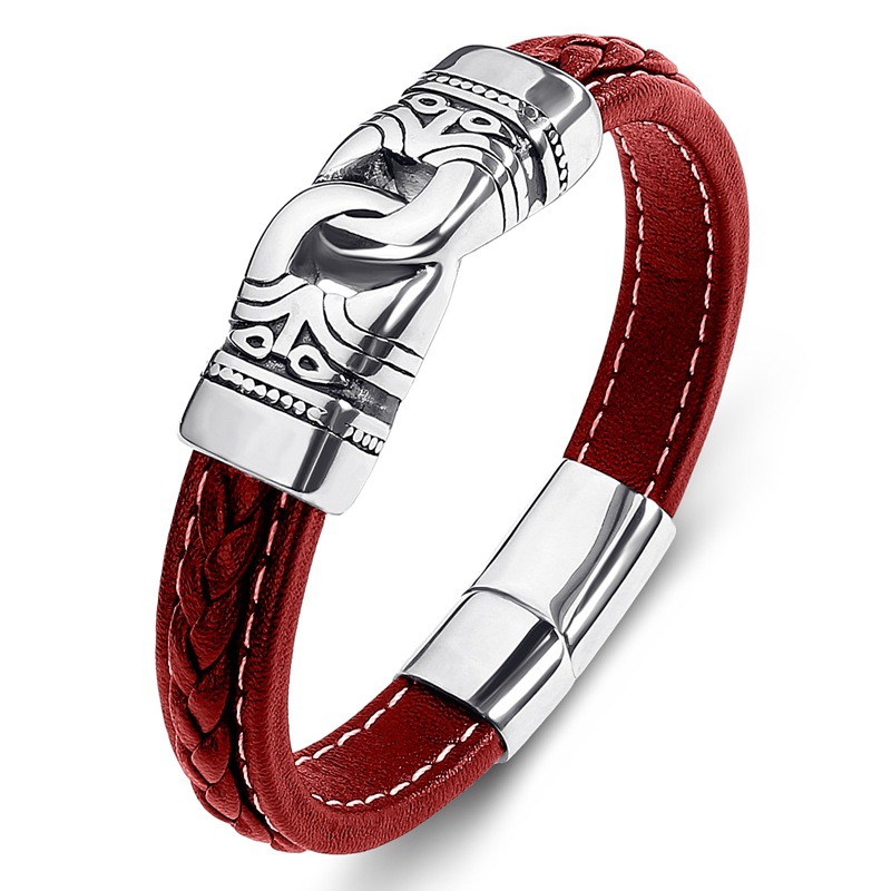 Red leather [steel] Inner ring 165mm