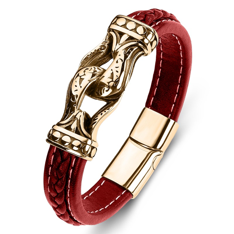 Red leather   [gold] Inner ring 165mm