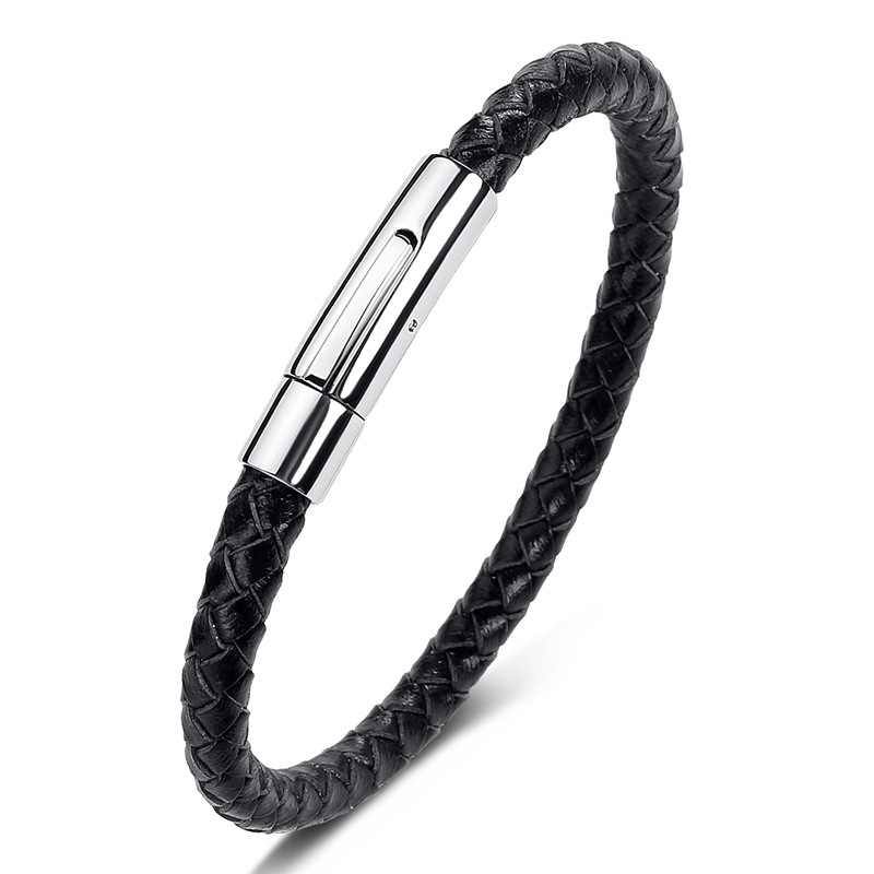 Black leather [steel] Inner ring 165mm