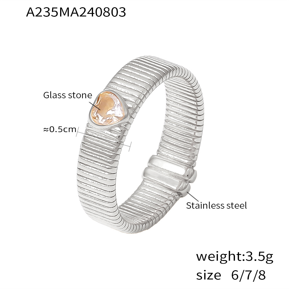 Steel white US Size #7