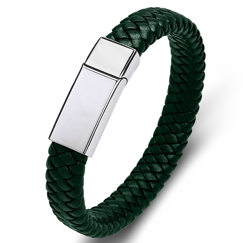 Green leather [steel] Inner ring 185mm【 Straight