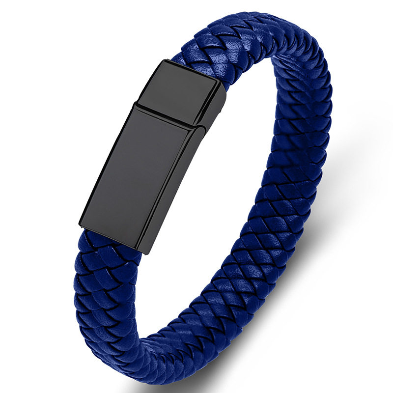 Blue leather [black] Inner ring 165mm【 Straighte