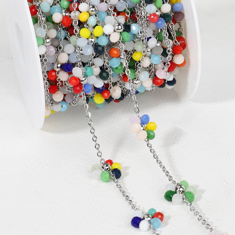 1:Steel color chain-mixed color