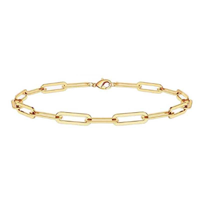 Gold square bracelet