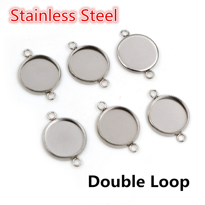 Steel color double loop