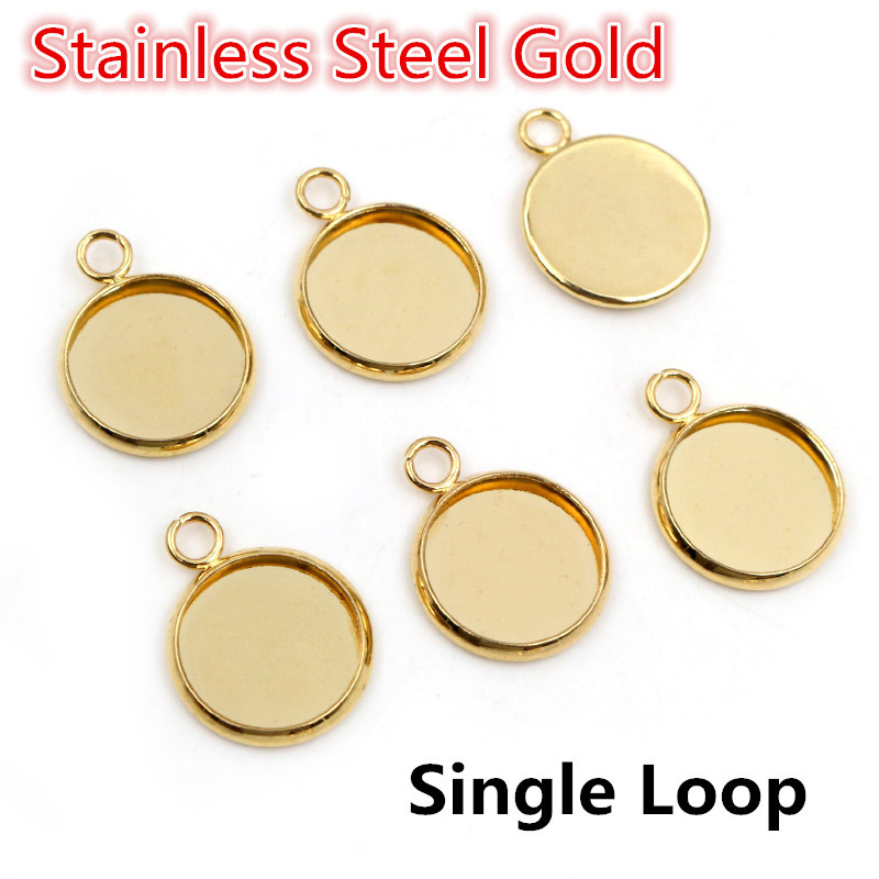 Water-plated gold single loop