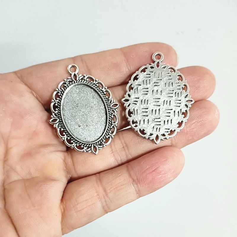 2 couleur argent antique