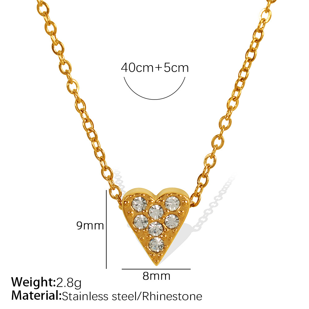 1:Xl215 white diamond gold necklace