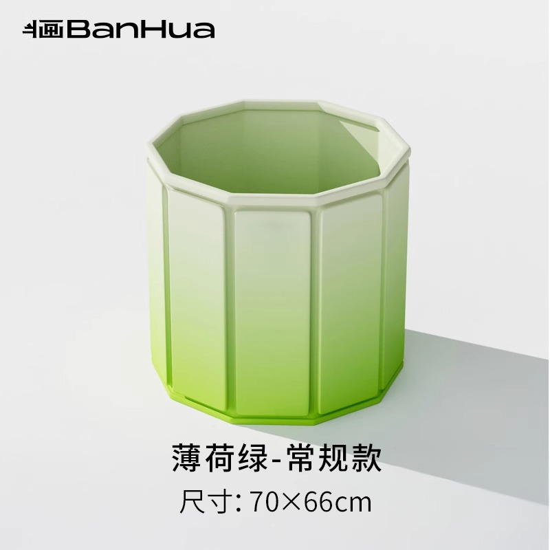 regular style-green cardboard bath bucket 70cm