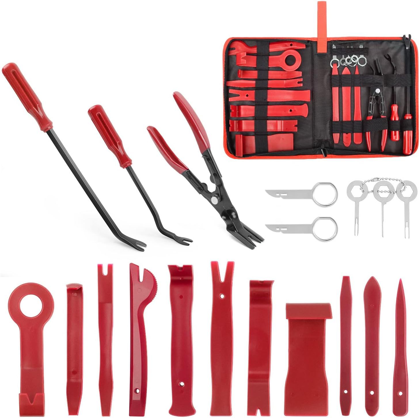 19-piece set (red) nylon