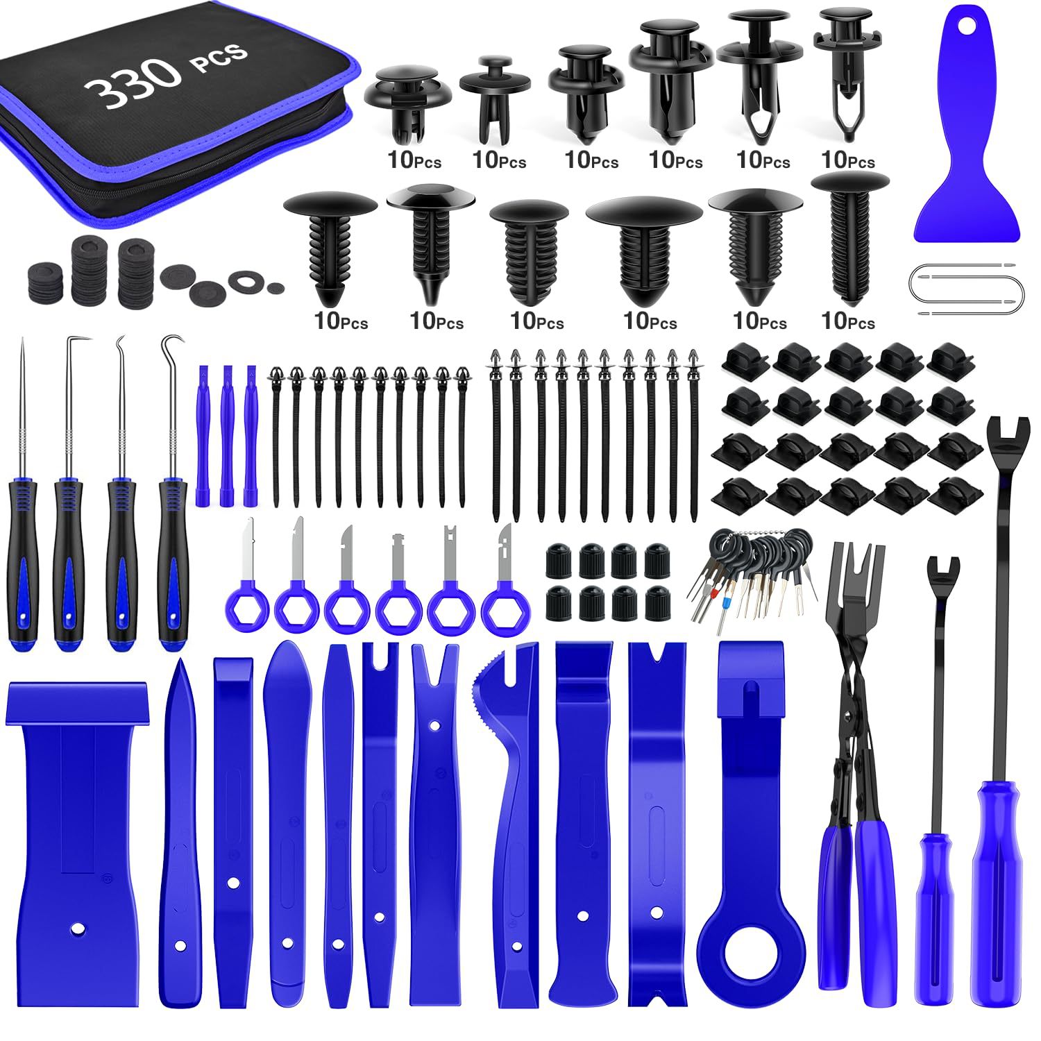 330 Piece Set (Blue) Nylon