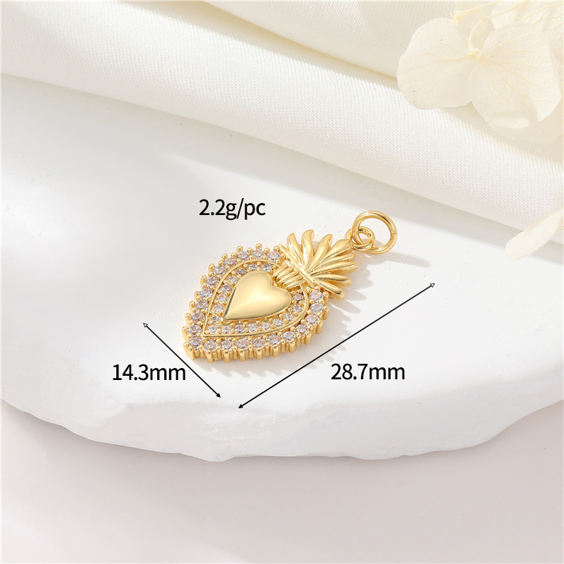 14K gold colour h-12630