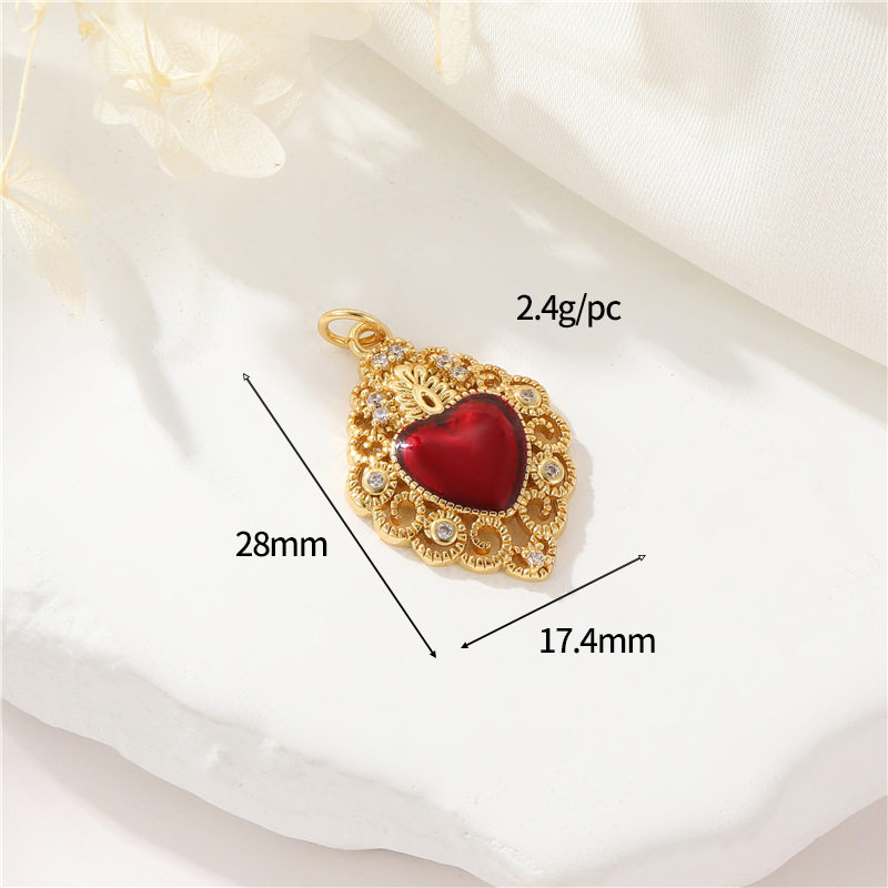 14K gold colour h-12666