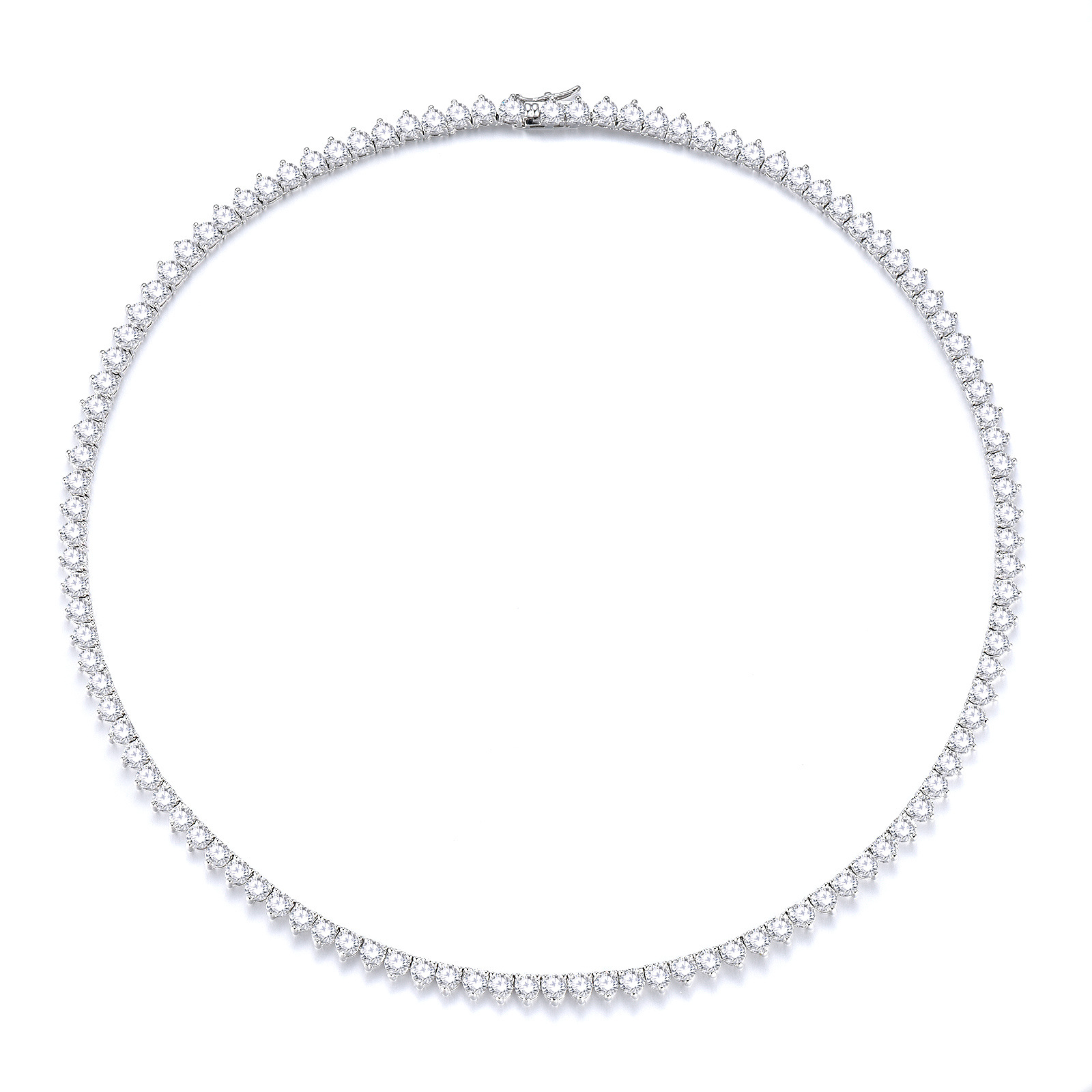 1 Necklace silver 46CM