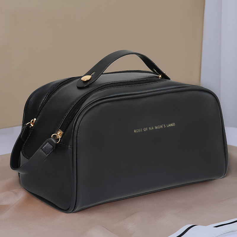 Double pull bag-classic Black