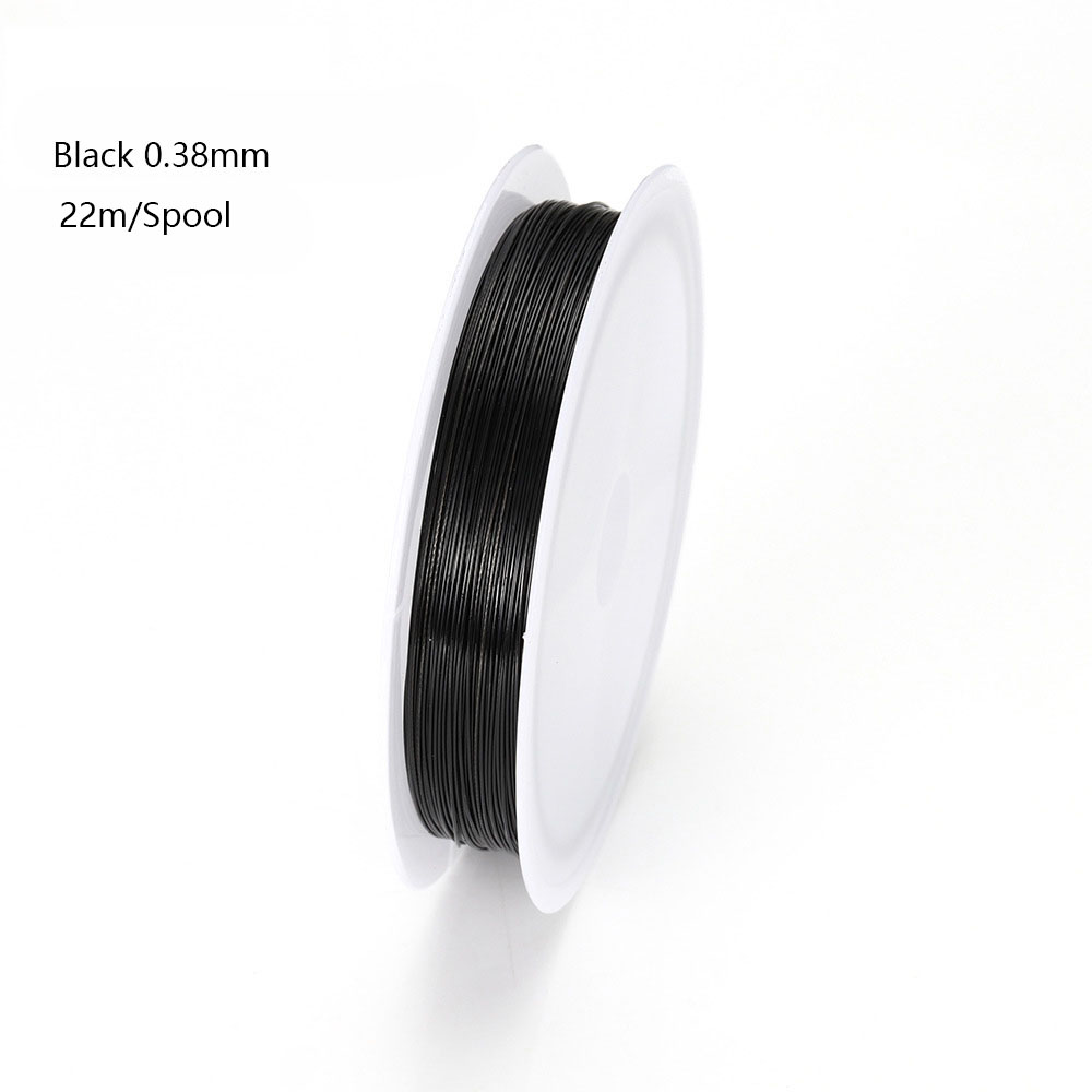 6:Black 0.38mm about 22m / roll