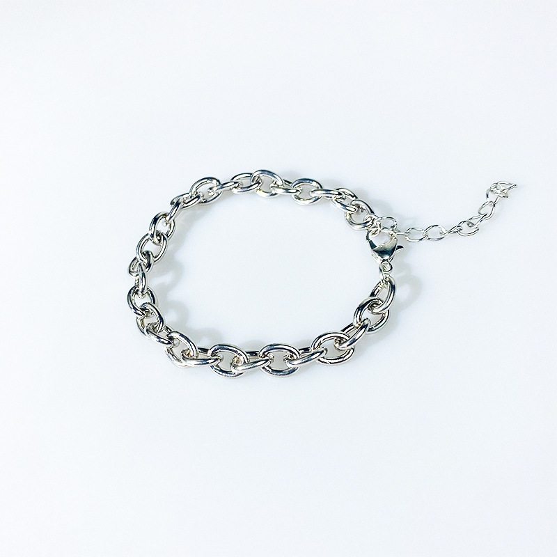 2:(steel color) o-shaped single chain