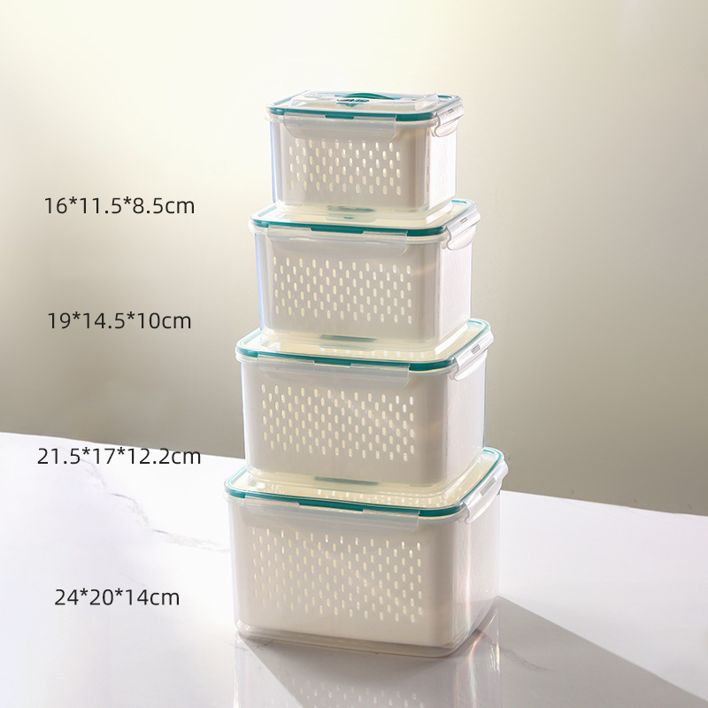 Four-piece portable sealed compartment draining box