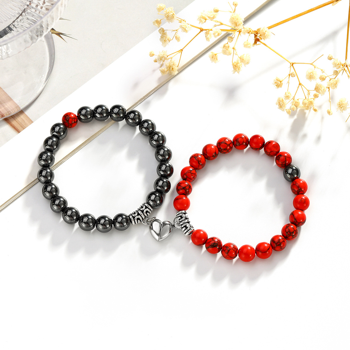 2:Black gallstone   red turquoise