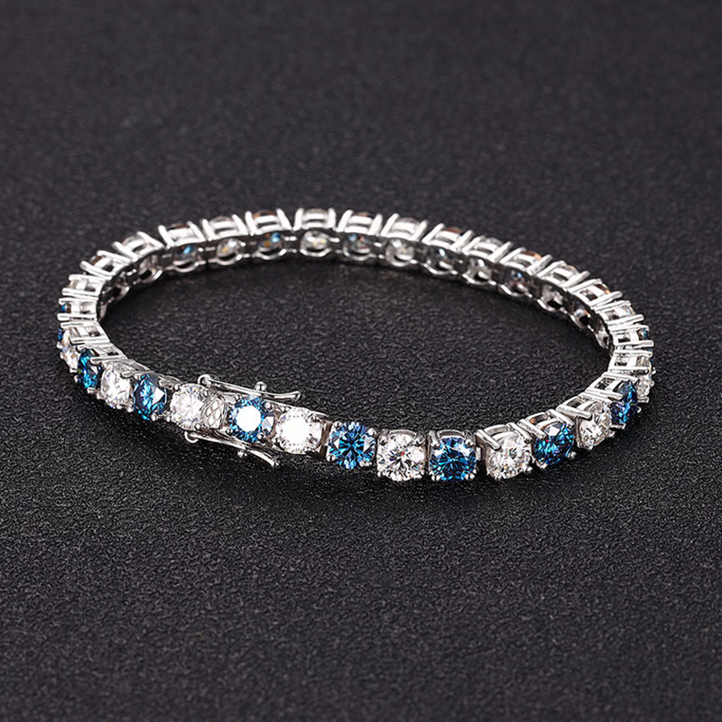 6.5mm sapphire blue white 14cm