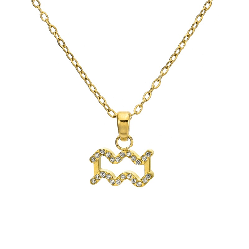 22:18k gold (water bottle) necklace