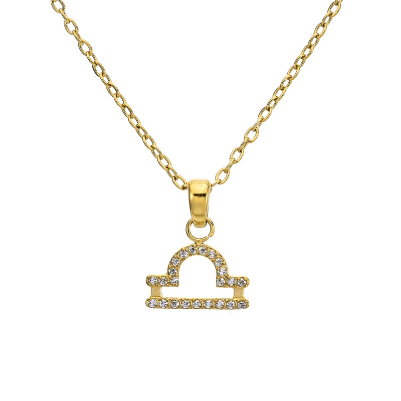 23:18k gold (balance) necklace