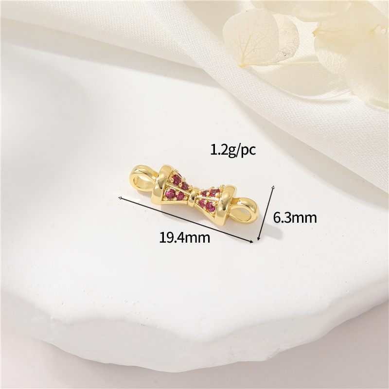 5:14K gold colour h-12586 red Zirconium